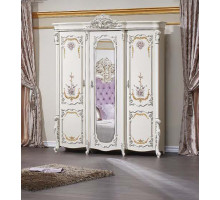 Шкаф 3-х дверный Венеция Классик (крем)