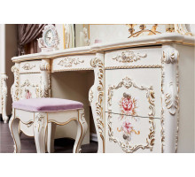 Туалетный столик с зеркалом Венеция Классик (крем)