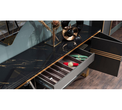 Длинный комод для посуды в гостиную Carlino CARL-10