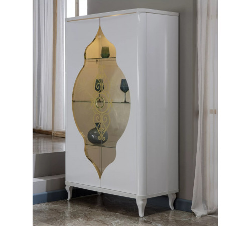 Шкаф витрина 2-х дверная Легенда LEGN-13 