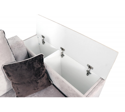 Диван-кровать Бостон 2400 с функциональными подлокотниками (вариант 1)