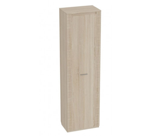 Одностворчатый шкаф с полками для гостиной Элана, цвет Бодега белая