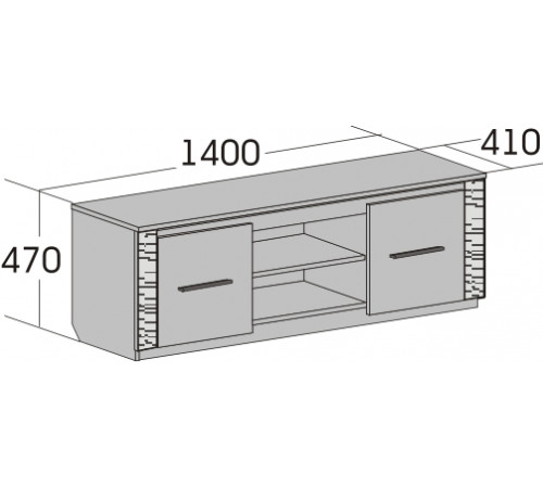Тумба под телевизор Элана 