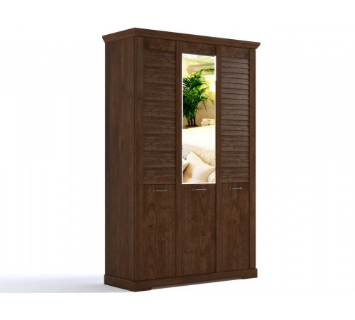 Трехстворчатый шкаф для одежды СК-7 (ОРТ) Кантри с зеркалом